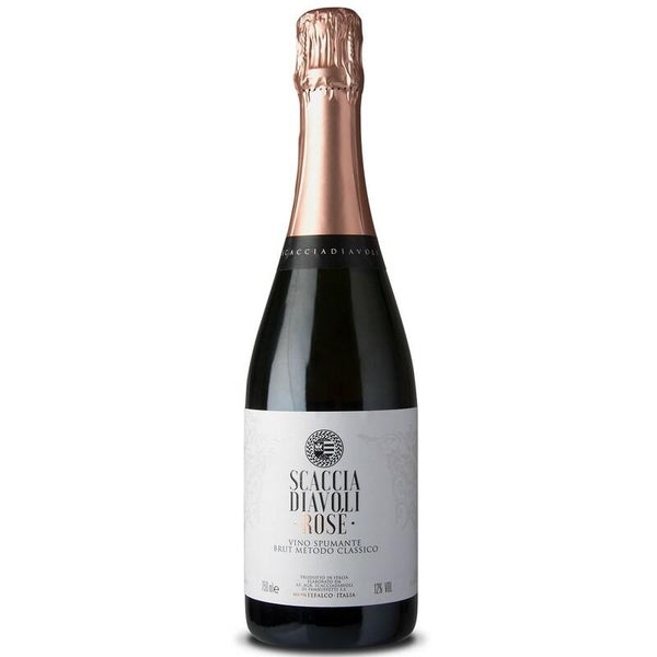 Spumante Brut Rose' Metodo Classico -Azienda Scacciadiavoli