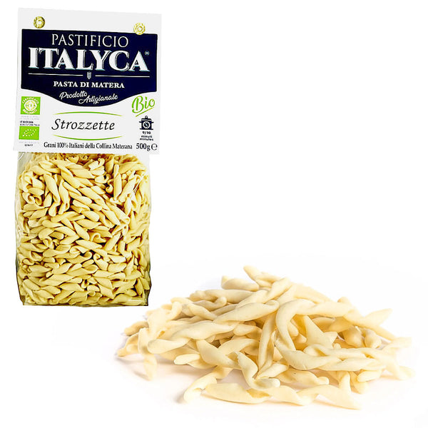 Strozzette di Matera con Grano 100% Italiano - Pasta Secca Artigianale Bio Certificata - 500 g
