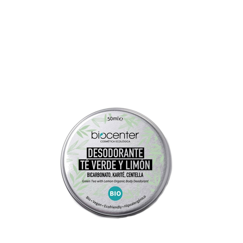 50 ml Deodorante Solido Vegano Tè Verde E Limone BioCenter