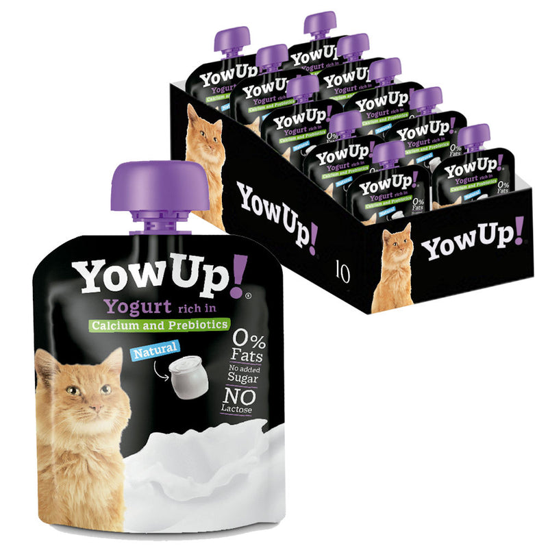 Confezione Risparmio di Cibo per Gatti Yogurt YowUp Senza Grassi e senza Zuccheri aggiunti - 10 porzioni