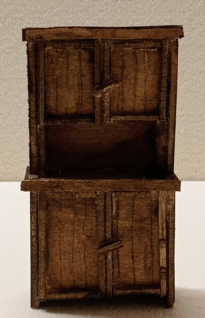 Accessorio per Presepe di Natale - Credenza in legno per Statuine cm 10-12